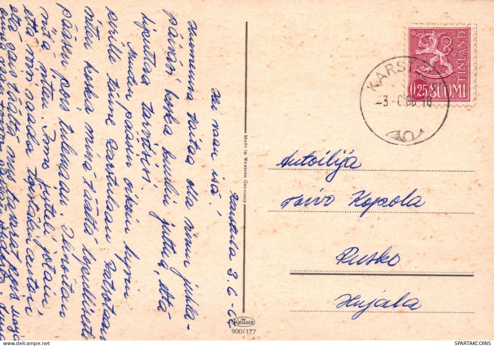 FLORES Vintage Tarjeta Postal CPSM #PAR176.ES - Fleurs