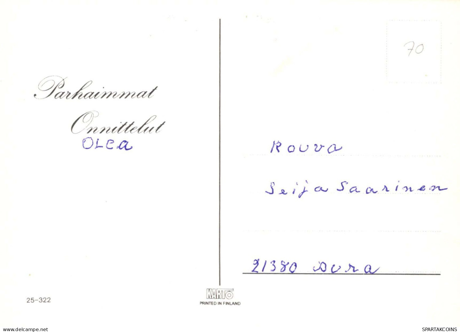 FLORES Vintage Tarjeta Postal CPSM #PAR957.ES - Fiori