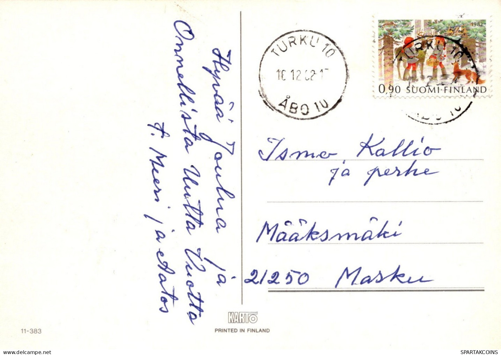 ÁNGEL NAVIDAD Vintage Tarjeta Postal CPSM #PAH738.ES - Engel