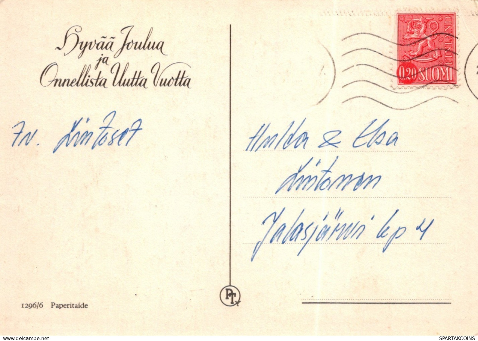 ÁNGEL NAVIDAD Vintage Tarjeta Postal CPSM #PAH434.ES - Engel