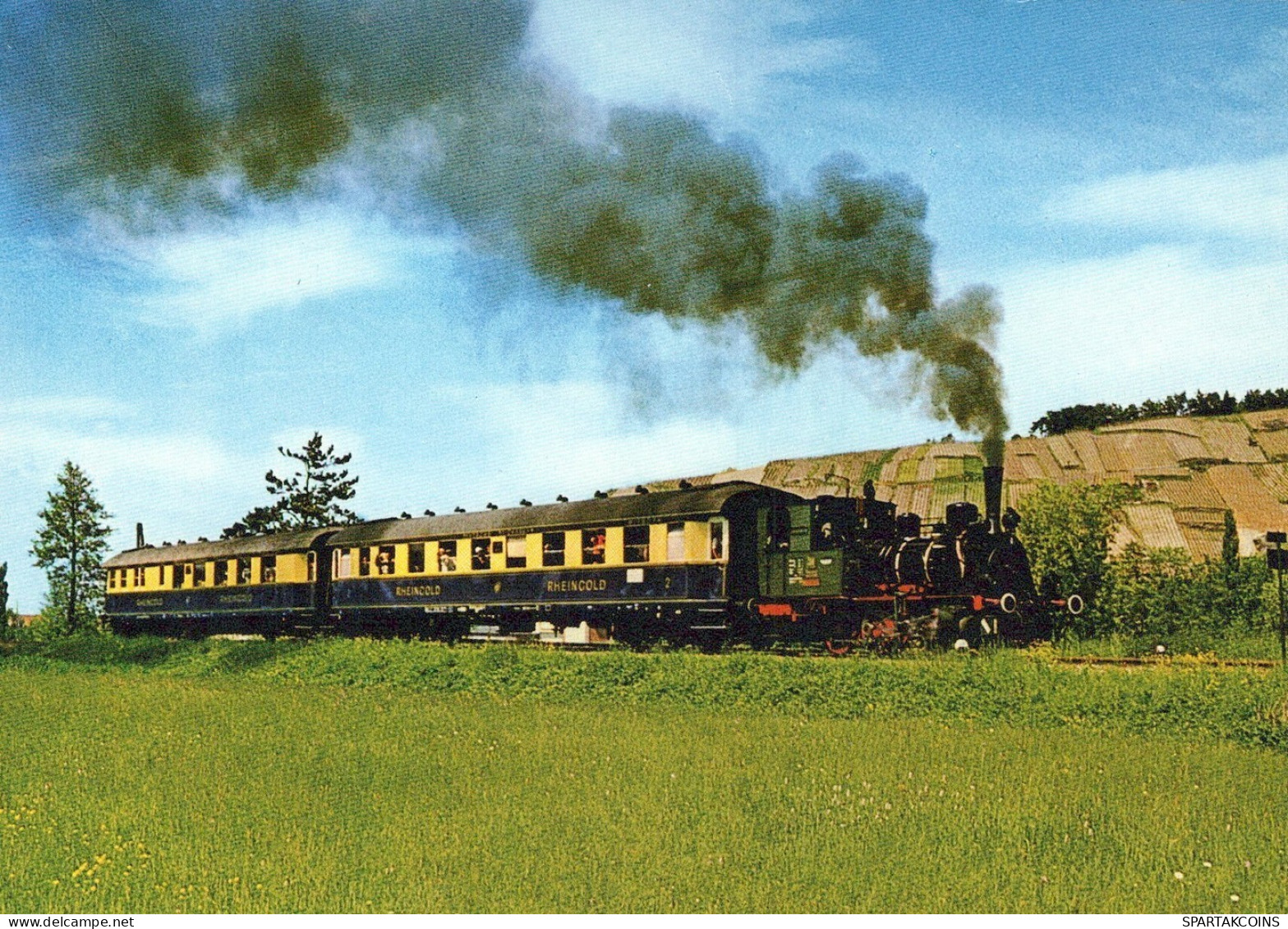 TREN TRANSPORTE Ferroviario Vintage Tarjeta Postal CPSM #PAA988.ES - Treinen