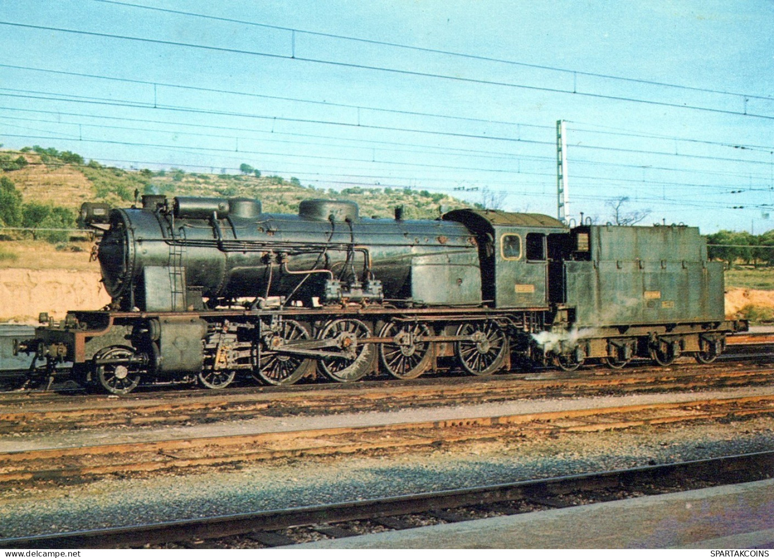 TREN TRANSPORTE Ferroviario Vintage Tarjeta Postal CPSM #PAA795.ES - Treinen