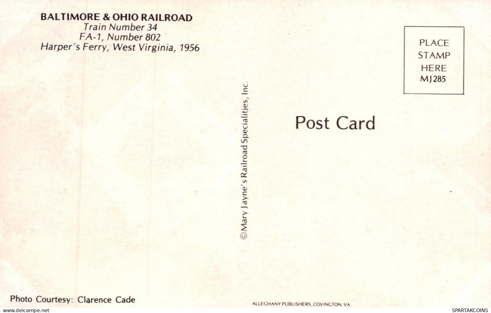 TREN TRANSPORTE Ferroviario Vintage Tarjeta Postal CPSMF #PAA450.ES - Treni