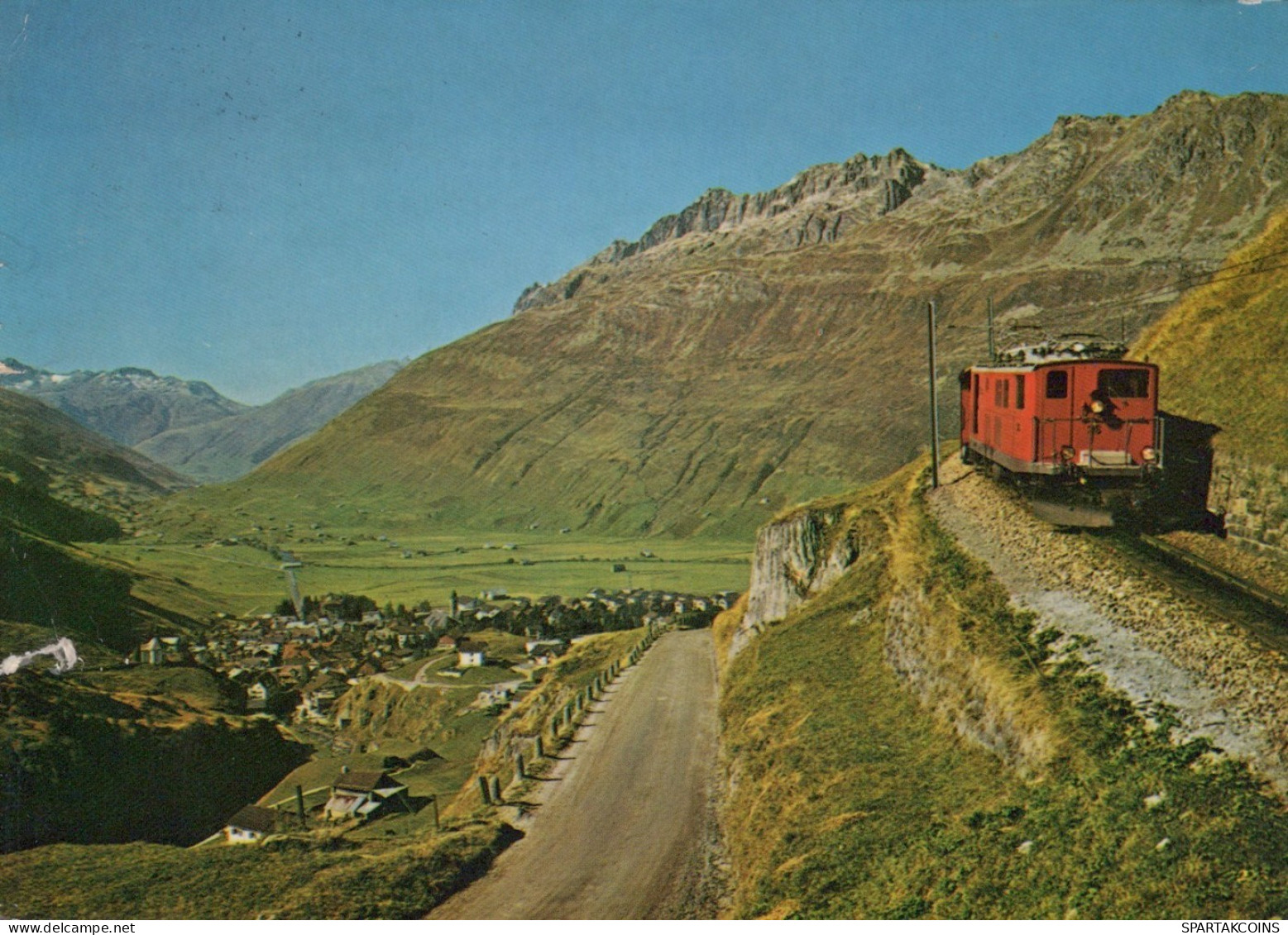 TREN TRANSPORTE Ferroviario Vintage Tarjeta Postal CPSM #PAA926.ES - Treni