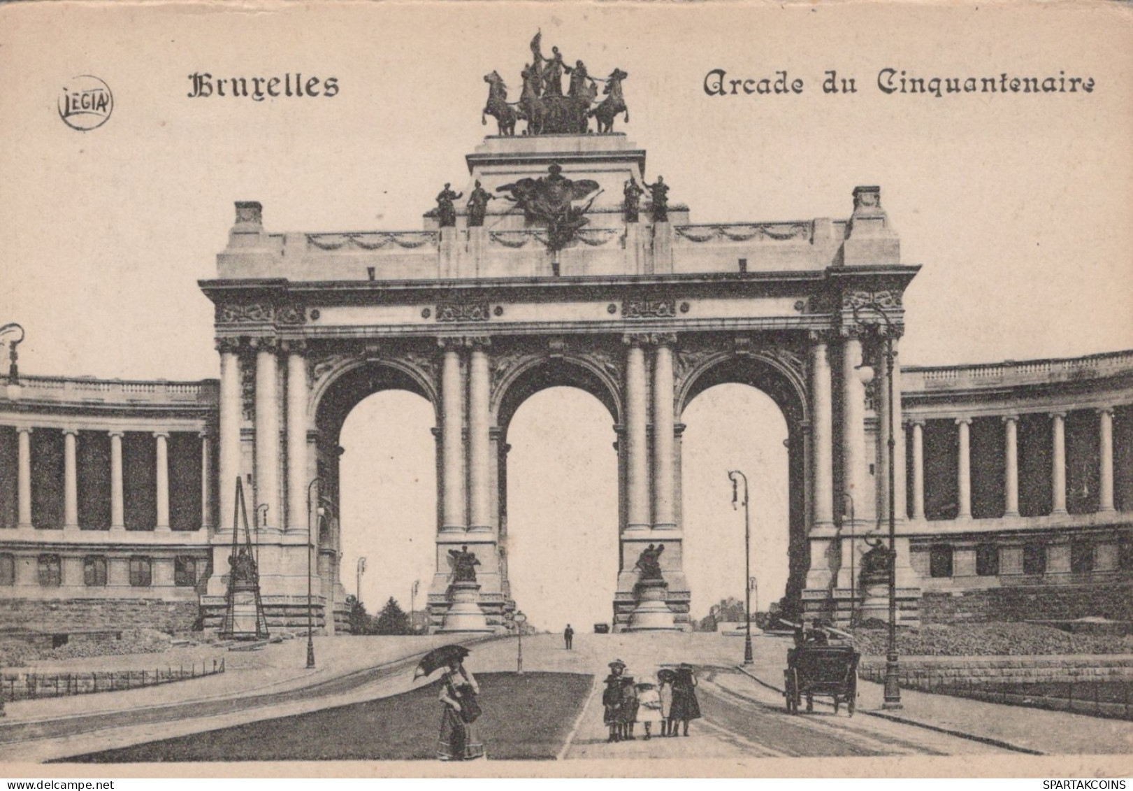 BELGIUM BRUSSELS Postcard CPA #PAD901.GB - Brussel (Stad)