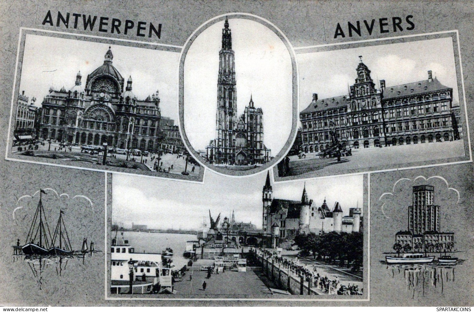 BELGIUM ANTWERPEN Postcard CPA Unposted #PAD321.GB - Antwerpen