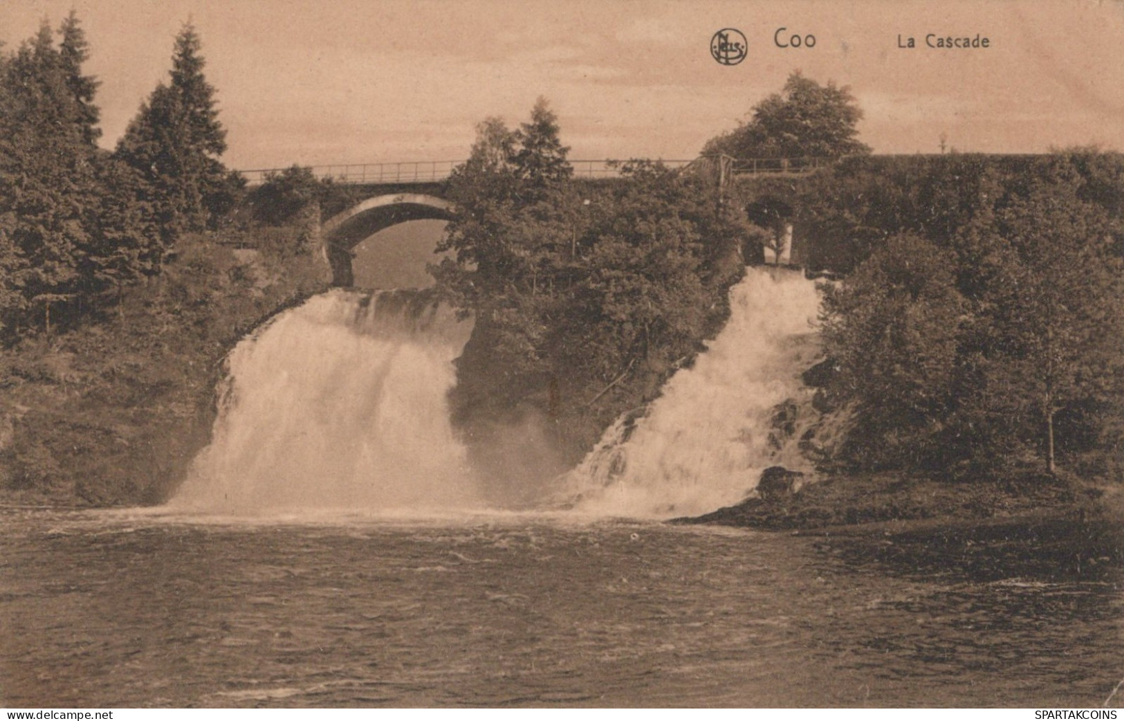 BELGIUM COO WATERFALL Province Of Liège Postcard CPA Unposted #PAD128.GB - Stavelot