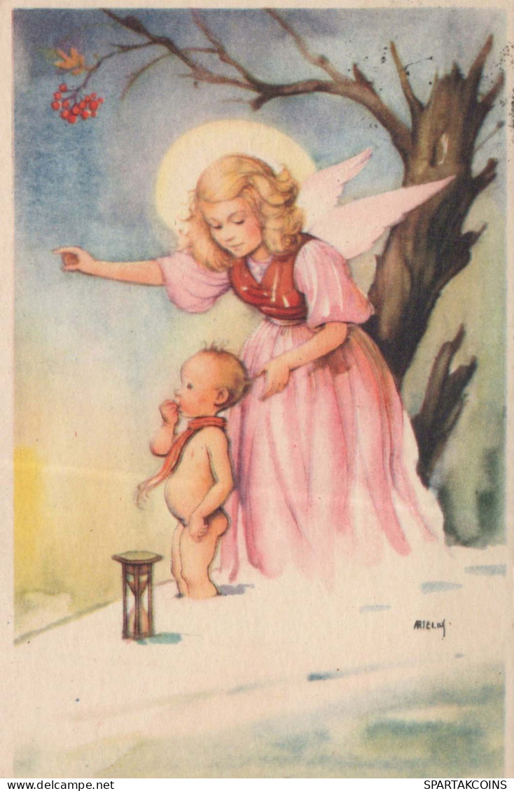 ANGEL Christmas Vintage Postcard CPSMPF #PKD767.GB - Engel