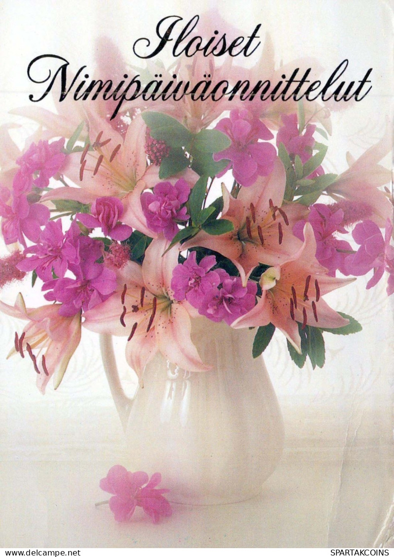 FLOWERS Vintage Postcard CPSM #PBZ244.GB - Fleurs