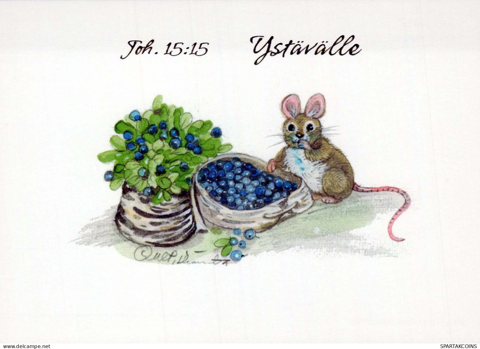 MOUSE Animals Vintage Postcard CPSM #PBR273.GB - Other & Unclassified