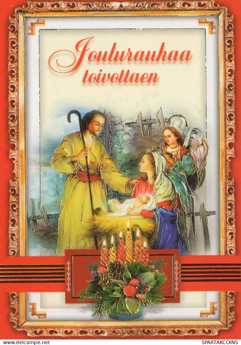 Virgen Mary Madonna Baby JESUS Religion Vintage Postcard CPSM #PBQ041.GB - Jungfräuliche Marie Und Madona