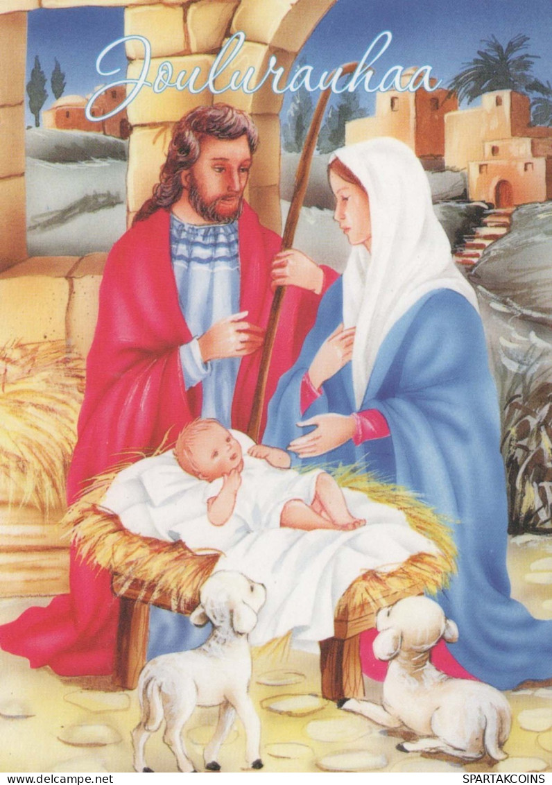 Virgen Mary Madonna Baby JESUS Christmas Religion Vintage Postcard CPSM #PBP720.GB - Virgen Maria Y Las Madonnas