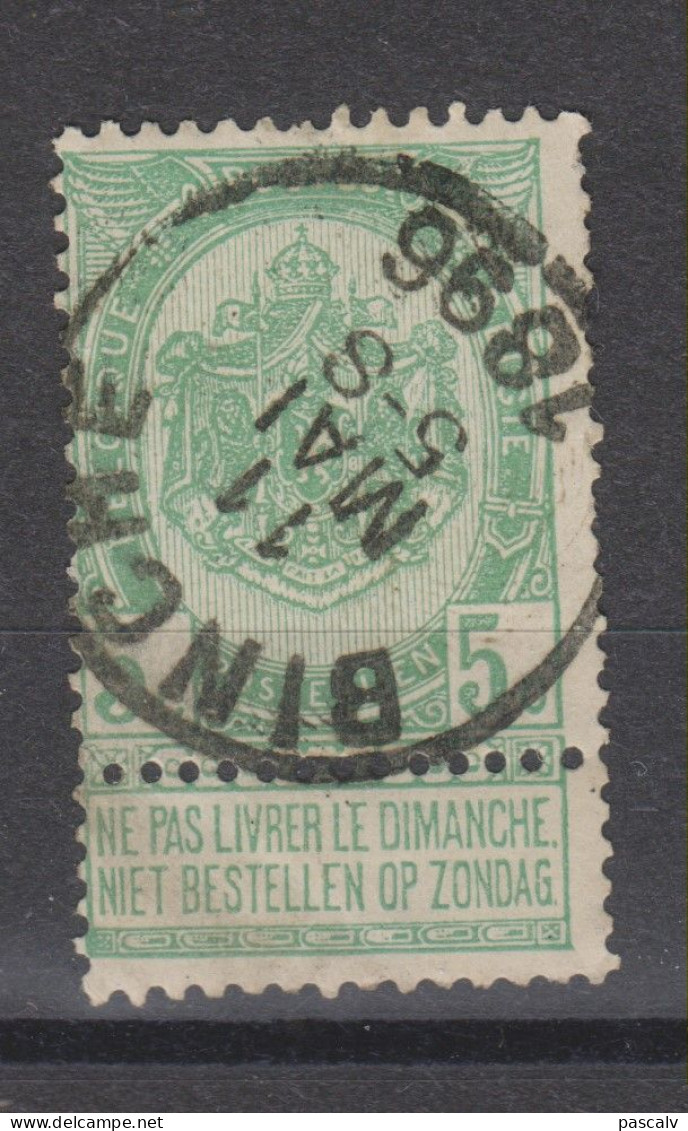 COB 56 Oblitération Centrale BINCHE - 1893-1907 Wappen