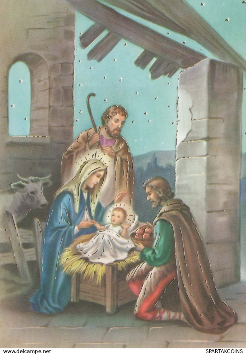 Virgen Mary Madonna Baby JESUS Christmas Religion #PBB684.GB - Jungfräuliche Marie Und Madona