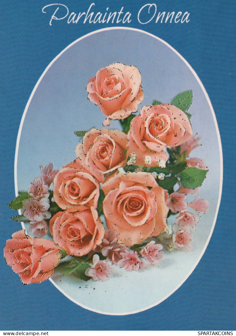 FLEURS Vintage Carte Postale CPSM #PAS622.FR - Bloemen