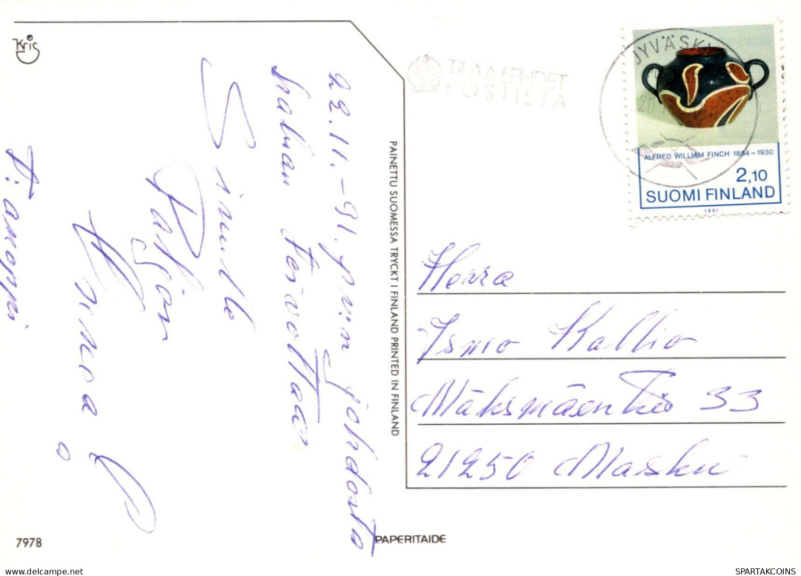FLEURS Vintage Carte Postale CPSM #PAS139.FR - Bloemen