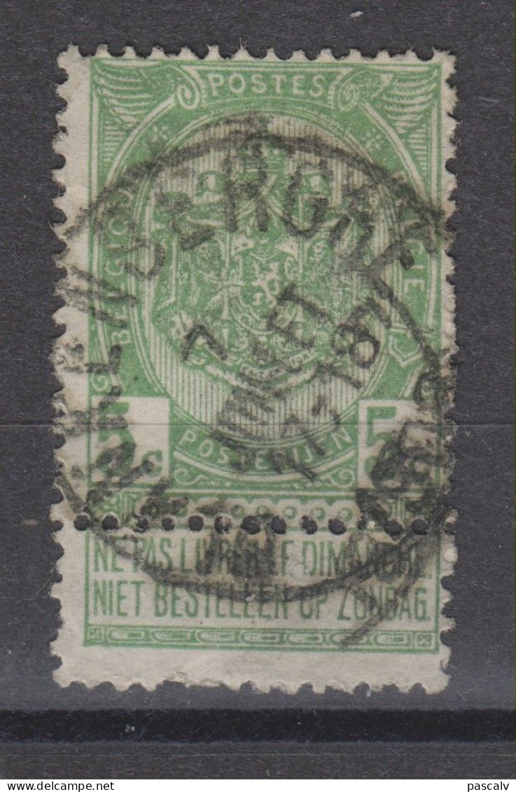 COB 56 Oblitération Centrale BLANKENBERGHE - 1893-1907 Coat Of Arms