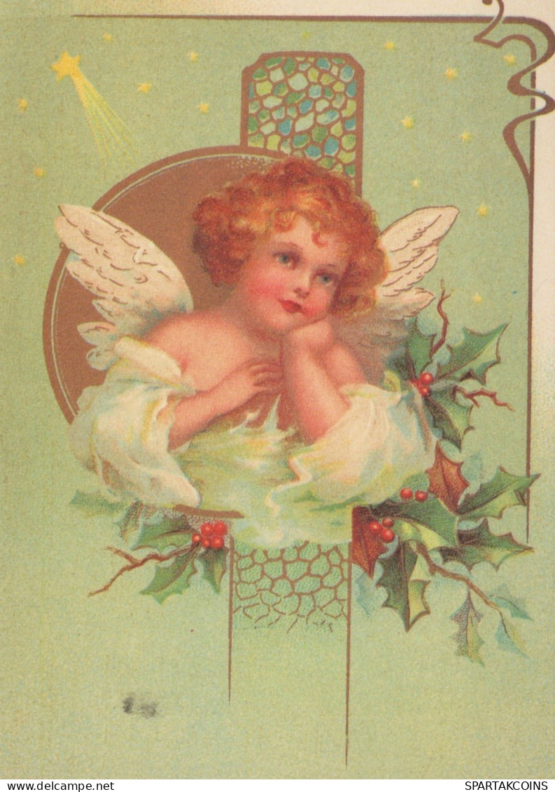 ANGE NOËL Vintage Carte Postale CPSM #PAJ316.FR - Anges