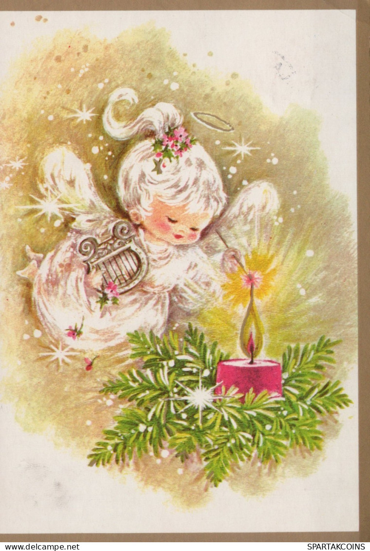 ANGE NOËL Vintage Carte Postale CPSM #PAH994.FR - Anges