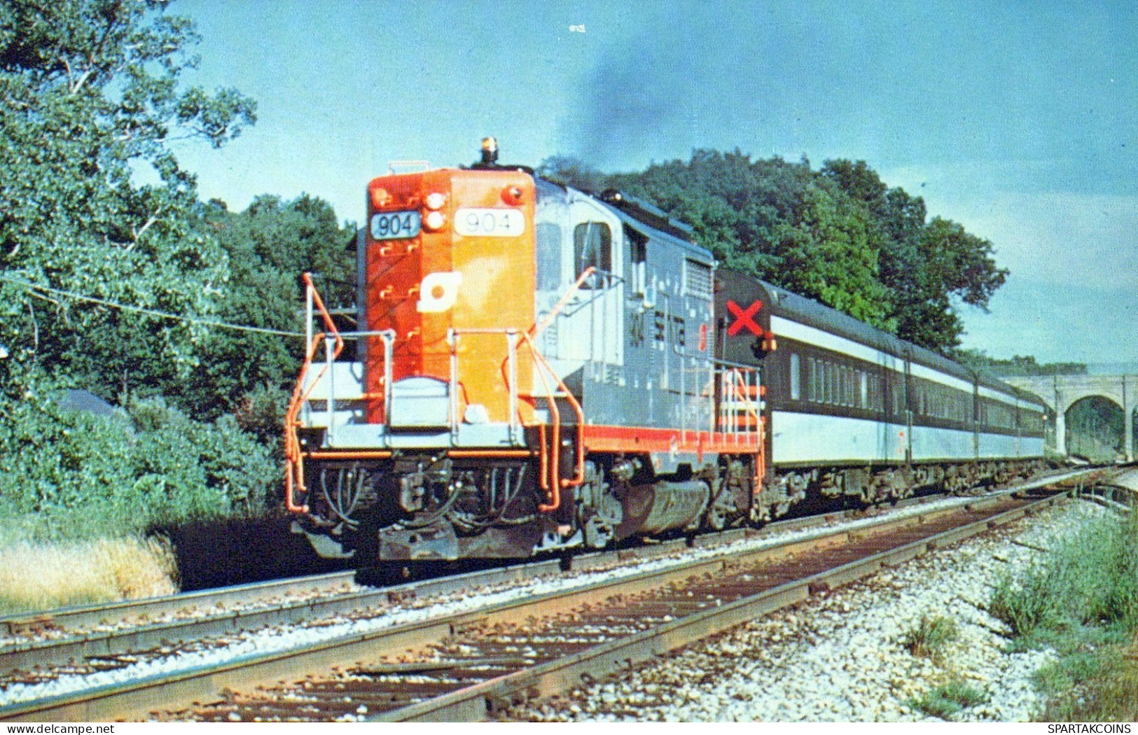 Transport FERROVIAIRE Vintage Carte Postale CPSMF #PAA599.FR - Trains