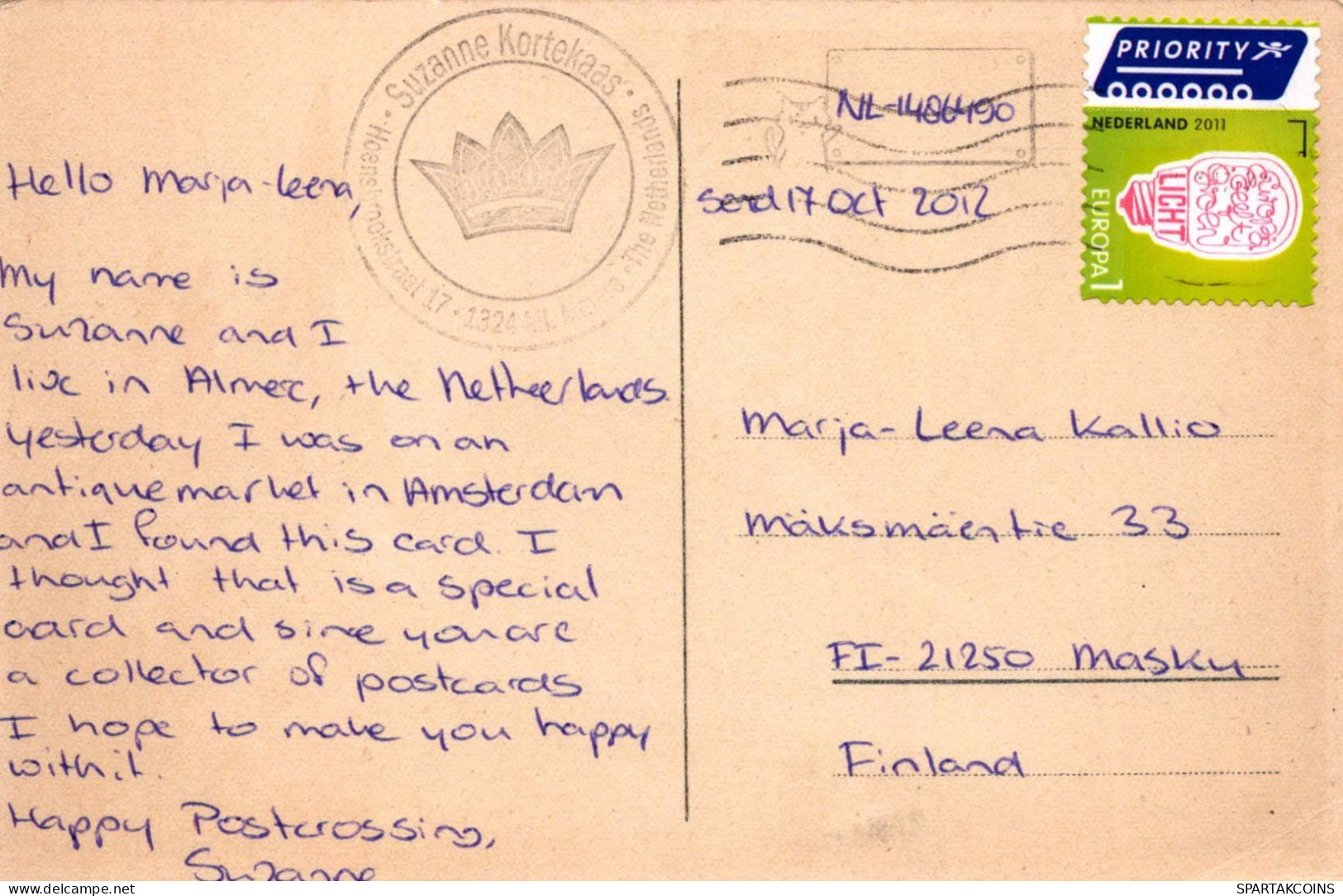 PÁJARO Vintage Tarjeta Postal CPSMPF #PKG960.ES - Vogels