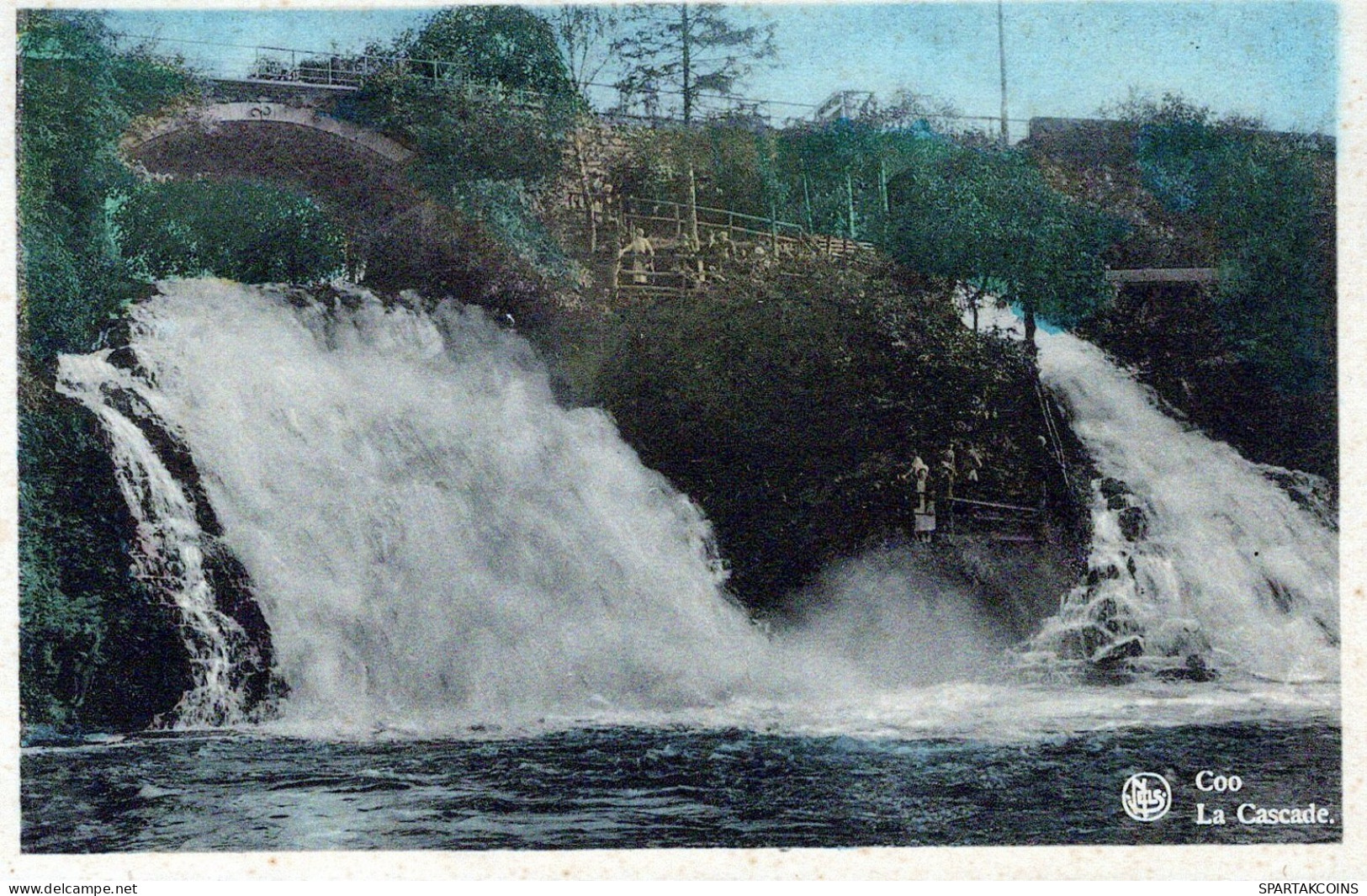 BÉLGICA CASCADA DE COO Provincia De Lieja Postal CPA Unposted #PAD129.ES - Stavelot