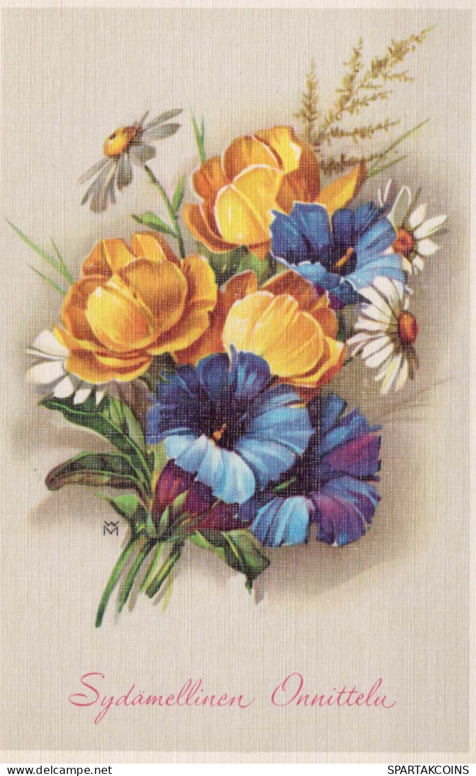 FLORES Vintage Tarjeta Postal CPA #PKE539.ES - Flowers