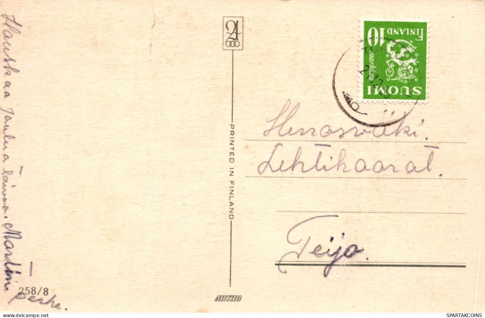 FLORES Vintage Tarjeta Postal CPSMPF #PKG023.ES - Fleurs