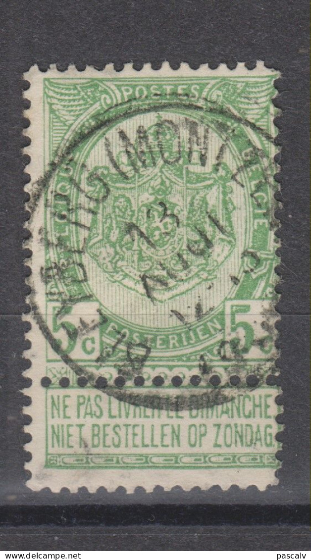 COB 56 Oblitération Centrale BLEYBERG (MONTZEN) - 1893-1907 Wapenschild