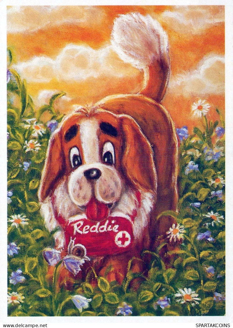 PERRO Animales Vintage Tarjeta Postal CPSM #PBQ696.ES - Chiens