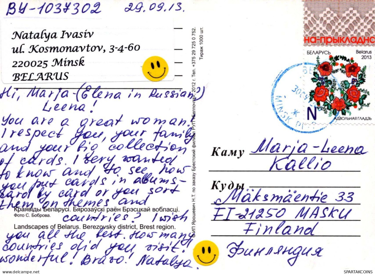 VACA Animales Vintage Tarjeta Postal CPSM #PBR789.ES - Kühe
