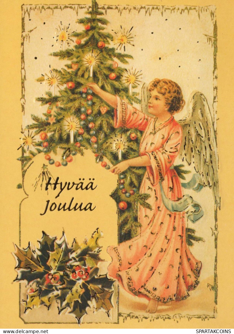 ÁNGEL Navidad Vintage Tarjeta Postal CPSM #PBP337.ES - Anges