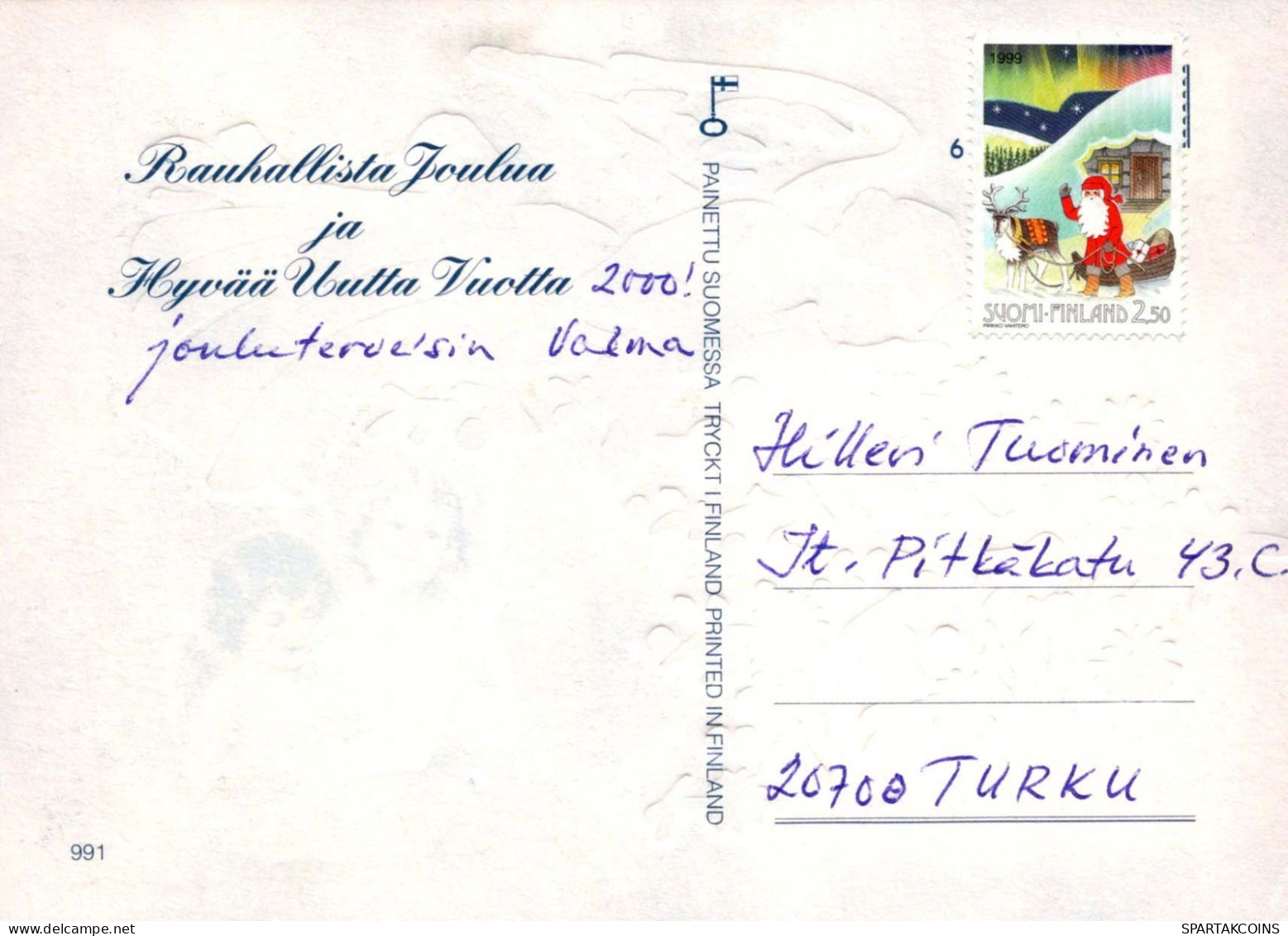 ÁNGEL Navidad Vintage Tarjeta Postal CPSM #PBP337.ES - Anges