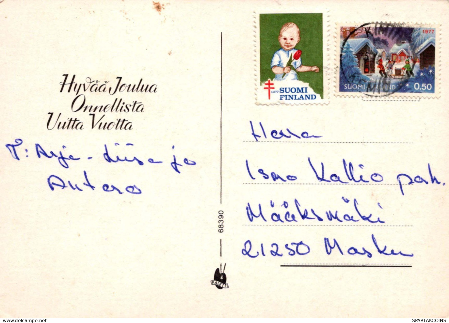 Virgen María Virgen Niño JESÚS Navidad Religión Vintage Tarjeta Postal CPSM #PBB817.ES - Jungfräuliche Marie Und Madona