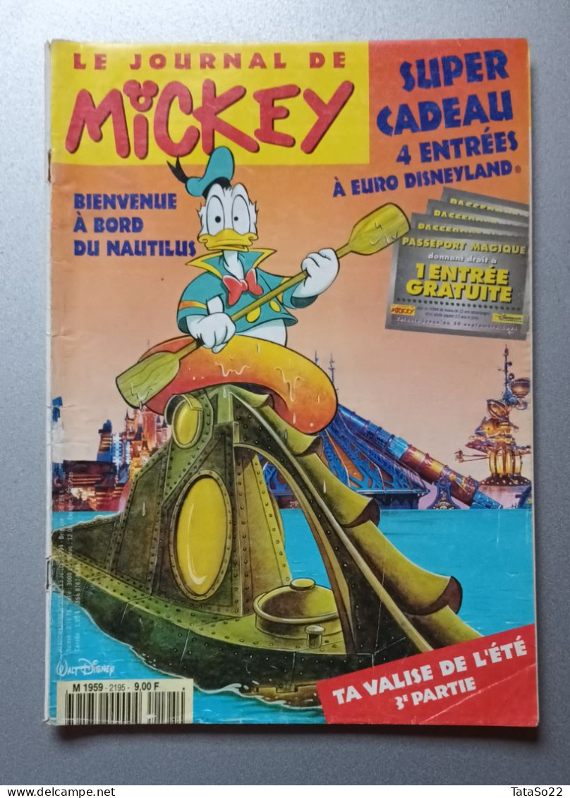 Le Journal De Mickey - N° 2195 Du 13 Juillet 1994 - Bienvenue à Bord Du Nautilus - Otros & Sin Clasificación