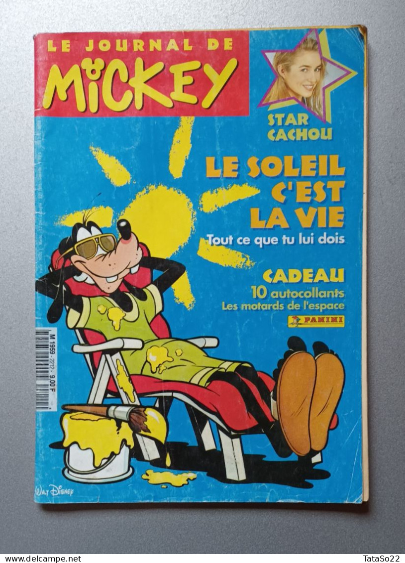 Le Journal De Mickey - N° 2212 Du 9 Novembre 1994 - Le Soleil C'est La Vie - Autres & Non Classés