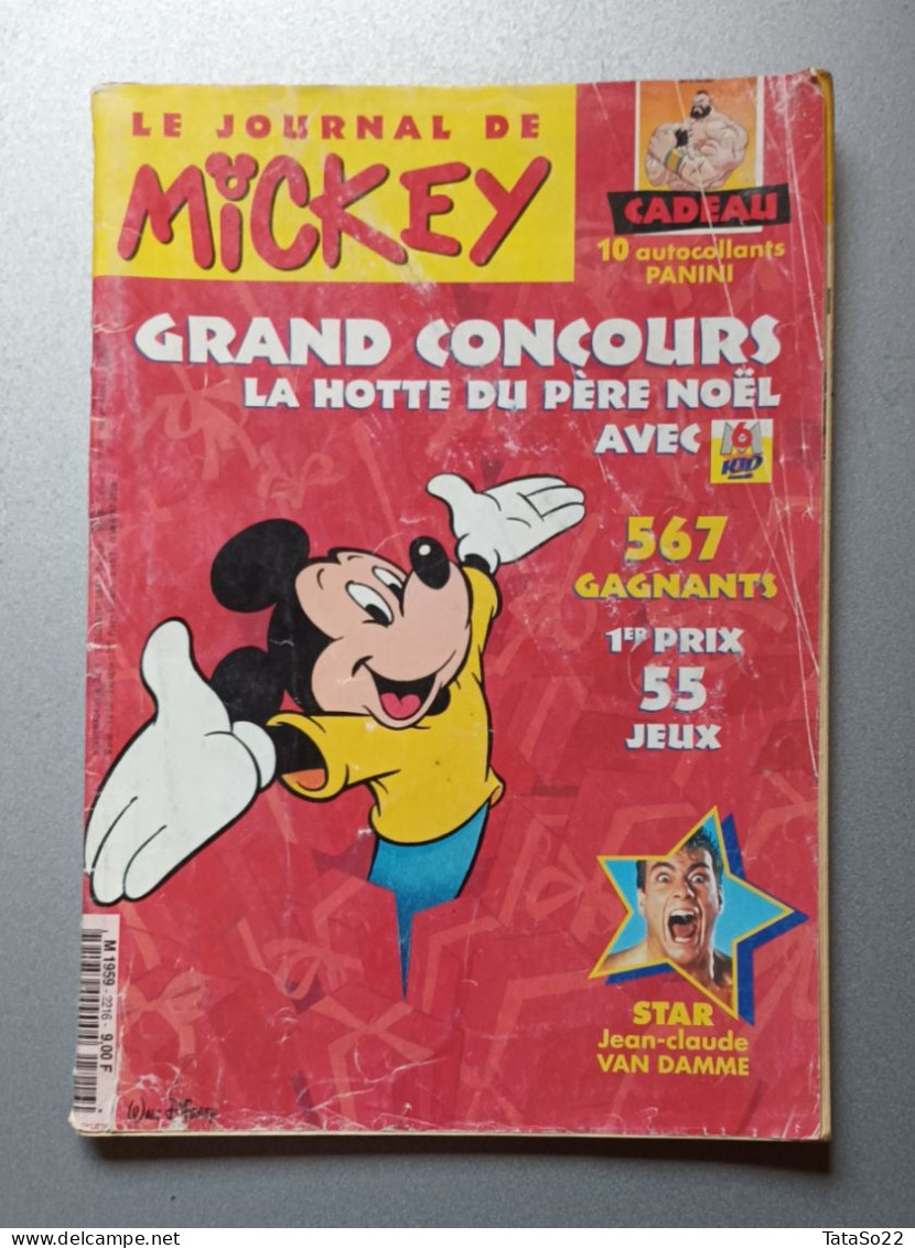 Le Journal De Mickey - N° 2216 Du 7 Décembre 1994 - Concours La Hotte Du Père Noël - Otros & Sin Clasificación