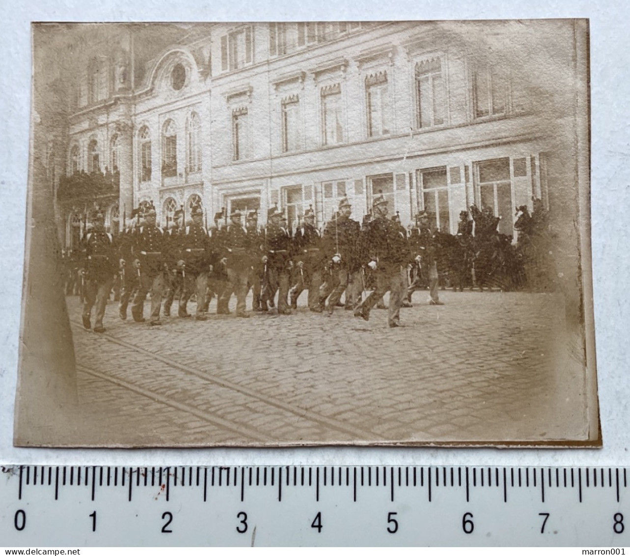 Gand - Gent - Foto Albumine, Militairen Place Des Armes 1880 - 1900 - Gent