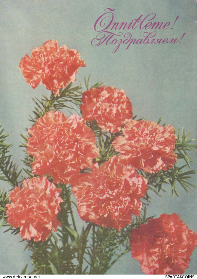 FLOWERS Vintage Ansichtskarte Postkarte CPSM #PAR781.DE - Blumen