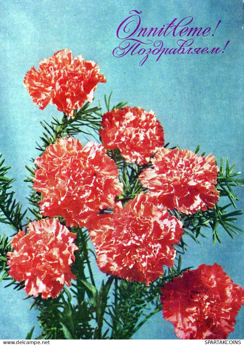 FLOWERS Vintage Ansichtskarte Postkarte CPSM #PAR781.DE - Blumen