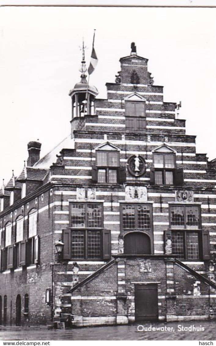 48183Oudewater, Stadhuis. (FOTO KAART) - Other & Unclassified