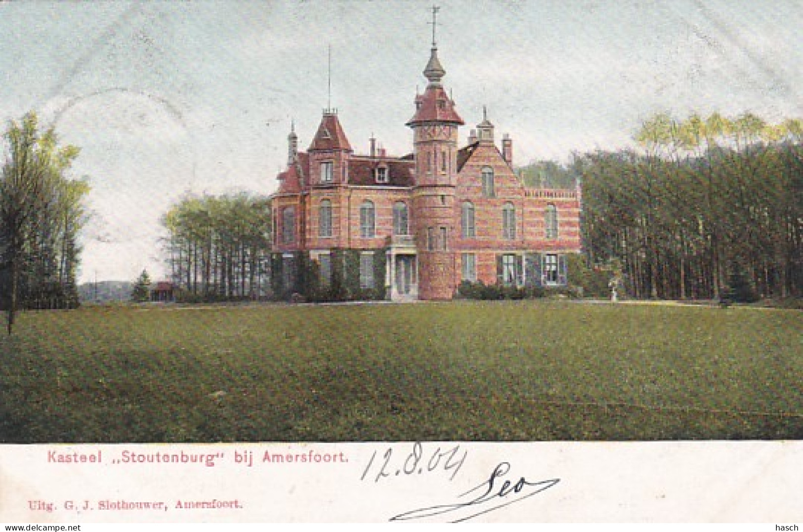 48188Kasteel ,,Stoutenburg’’ Bij Amersfoort. – 1904, (kaart Uit Album) - Amersfoort