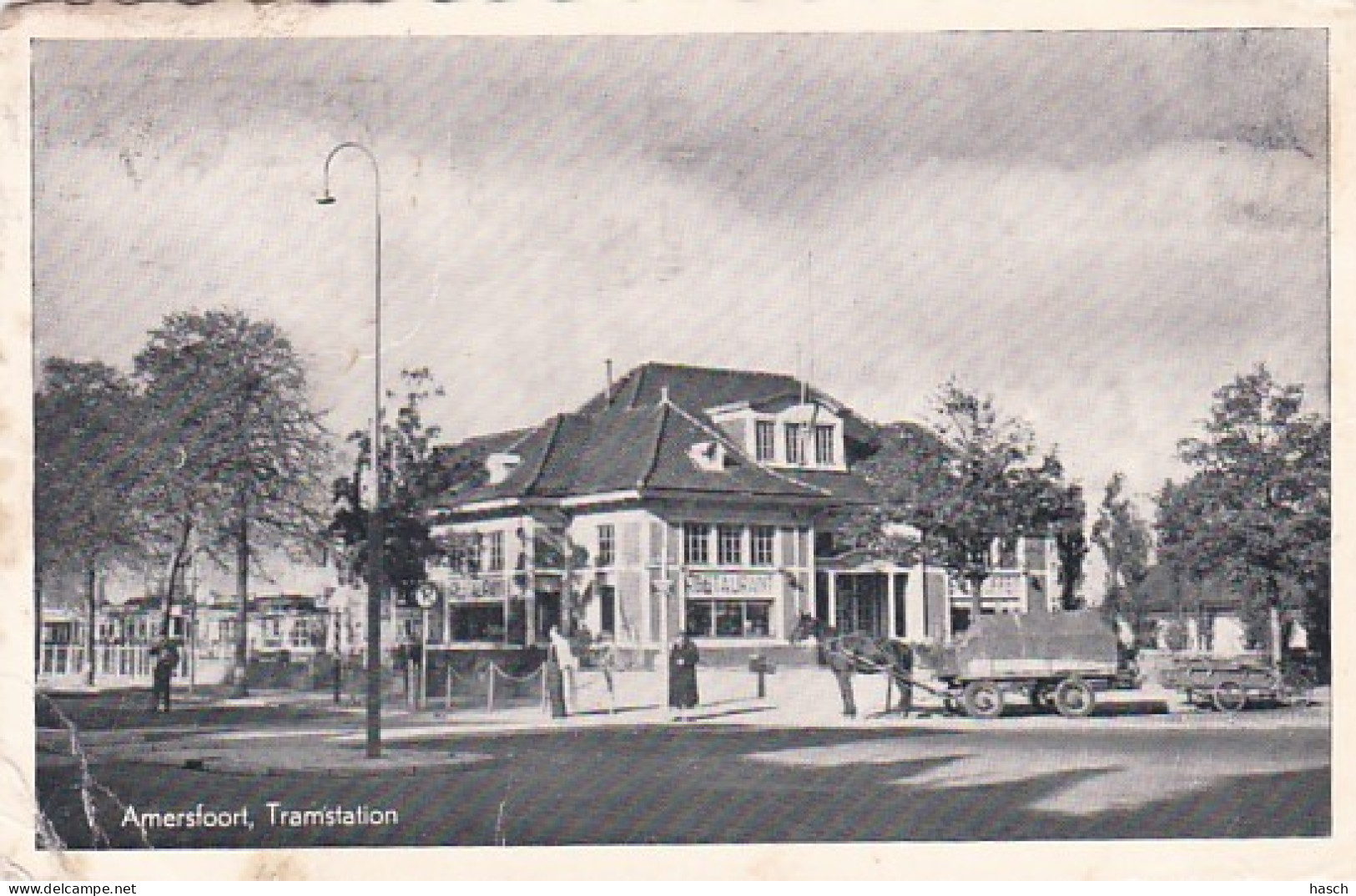 481813Amersfoort, Tramstation. (linksonder Vouwen, Zie Achterkant) - Amersfoort