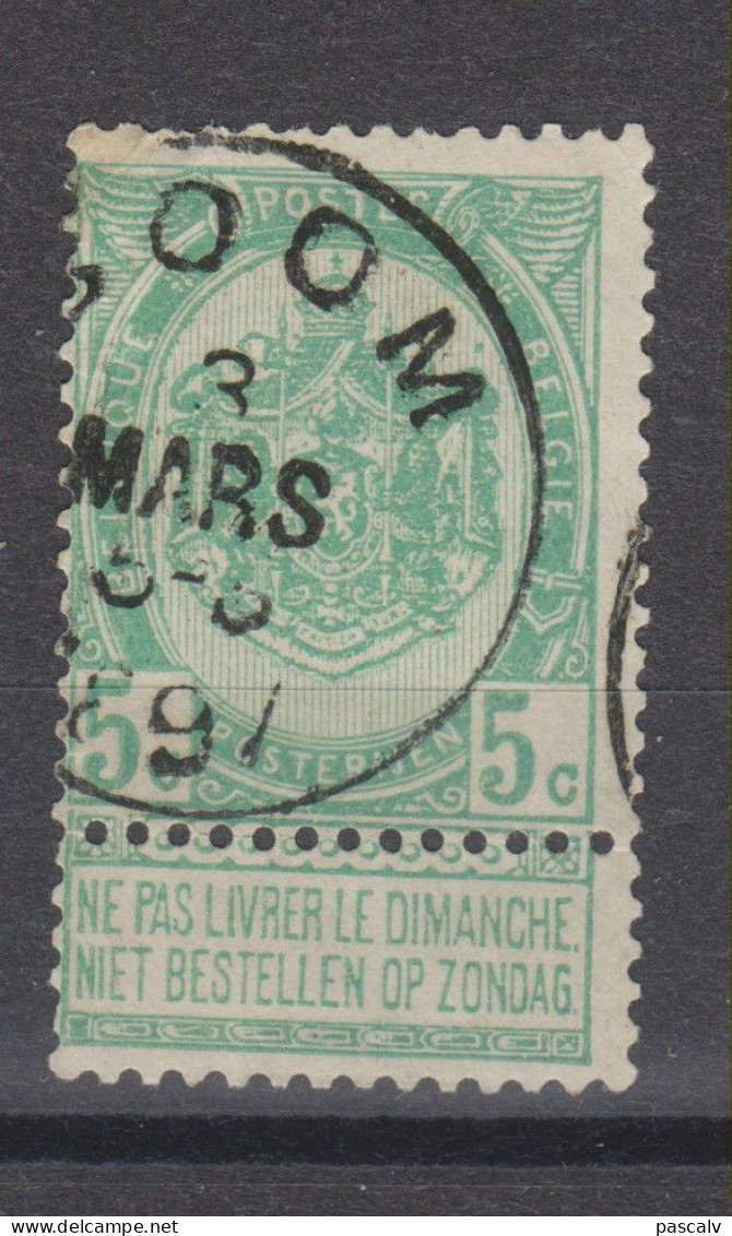 COB 56 Oblitération Centrale BOOM - 1893-1907 Wappen