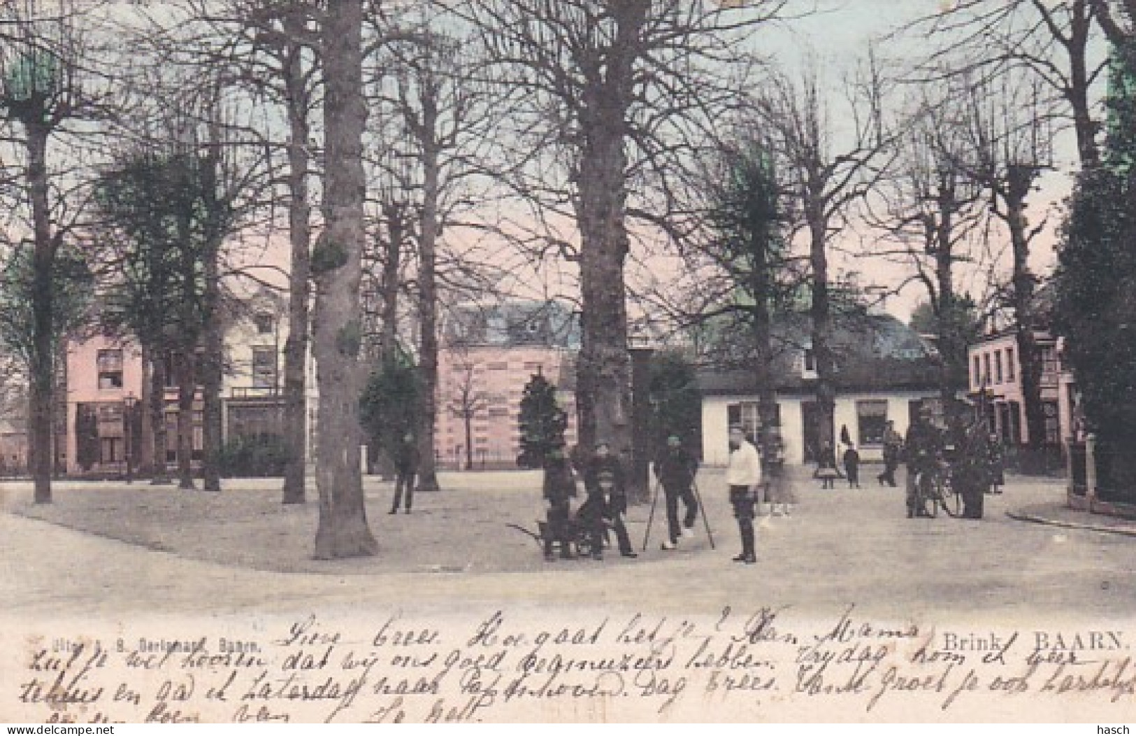 481834Baarn, Brink. (poststempel 1902) - Baarn