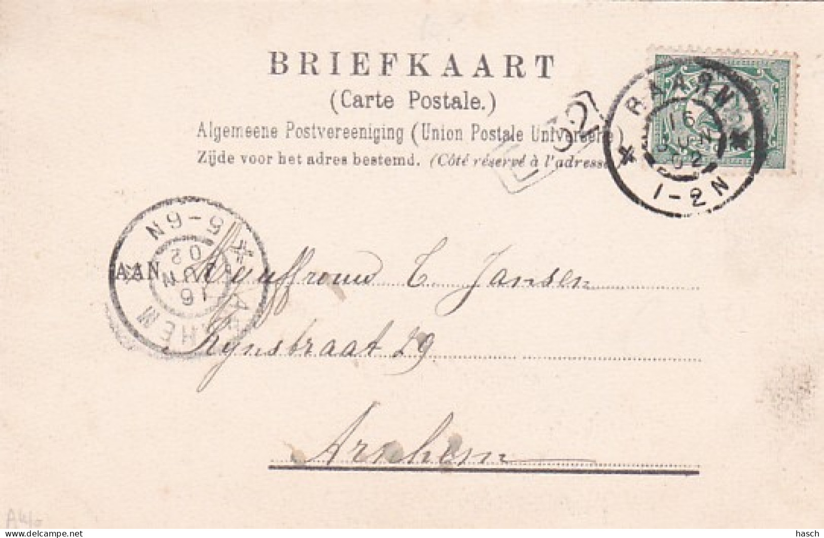 481834Baarn, Brink. (poststempel 1902) - Baarn