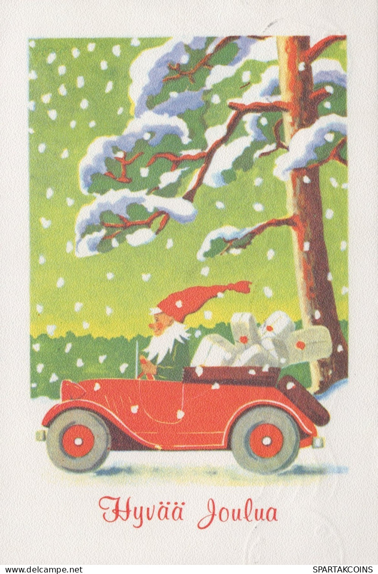 WEIHNACHTSMANN SANTA CLAUS WEIHNACHTSFERIEN Vintage Postkarte CPSM #PAJ995.DE - Santa Claus