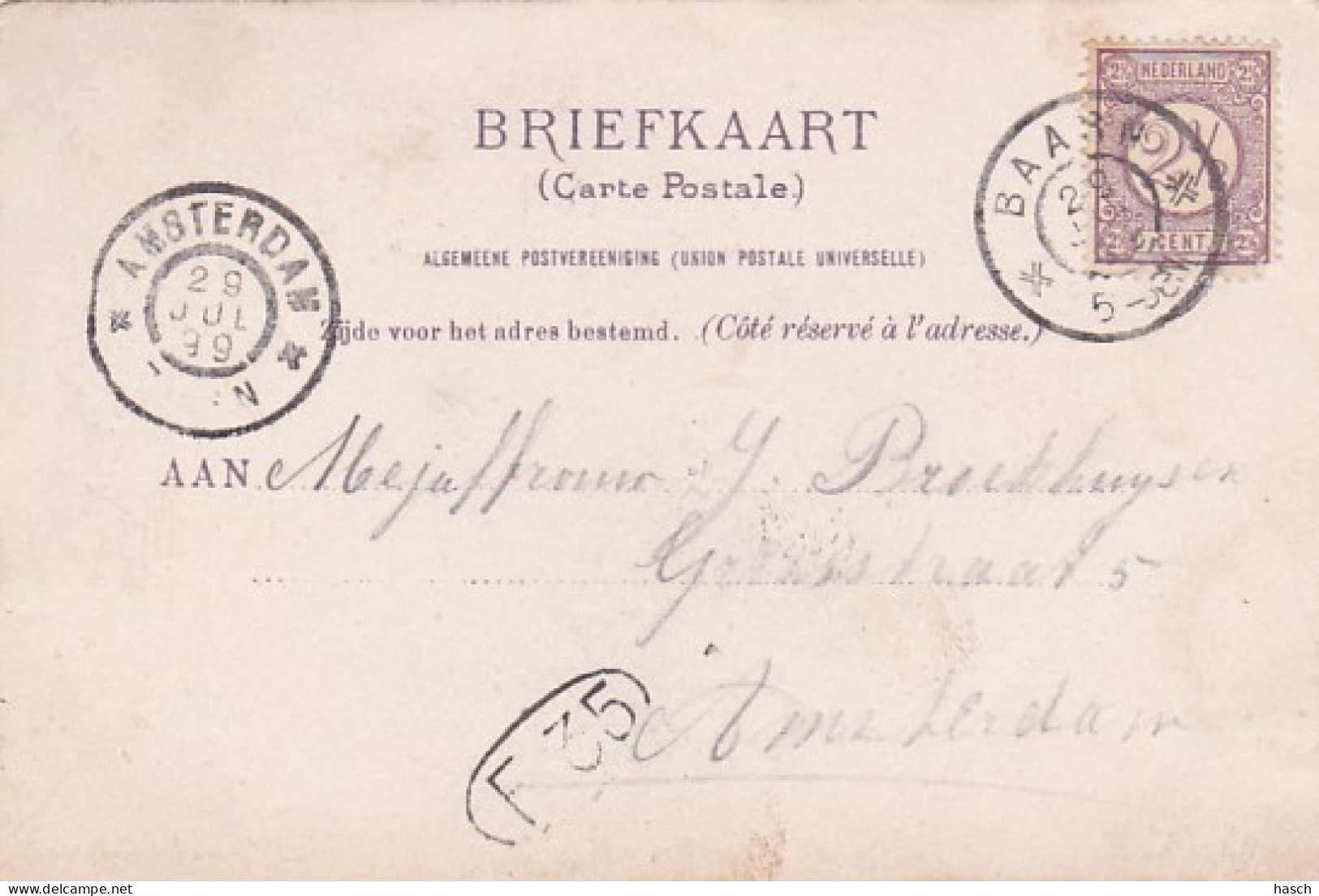 481836Baarn, Poststempel 1899.  - Baarn