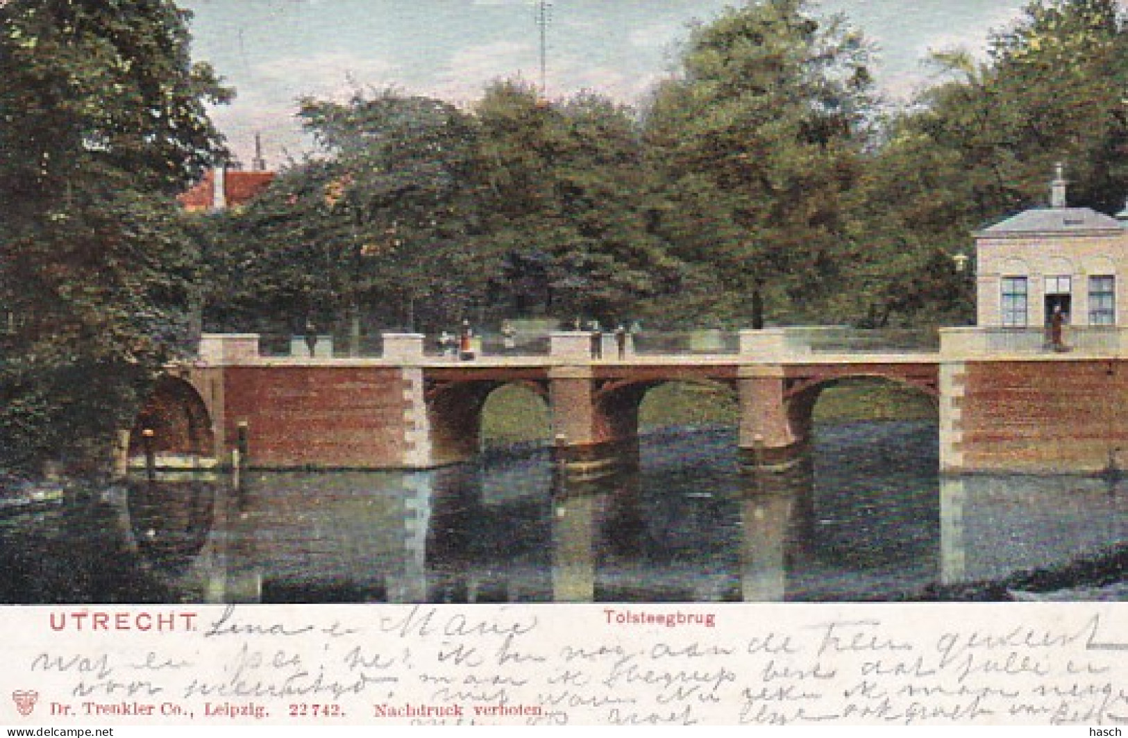 4818 41 Utrecht, Tolsteegbrug Rond 1900. - Utrecht