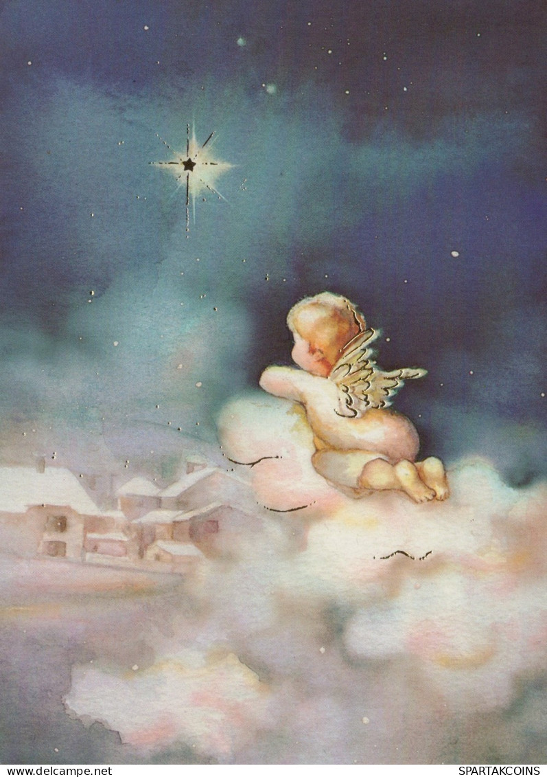 ENGEL WEIHNACHTSFERIEN Feiern & Feste Vintage Ansichtskarte Postkarte CPSM #PAJ256.DE - Anges